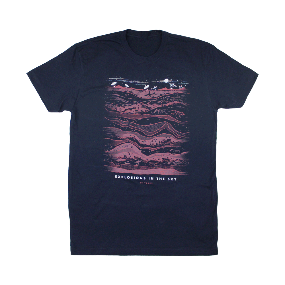 Waves 20 Years Navy T-Shirt