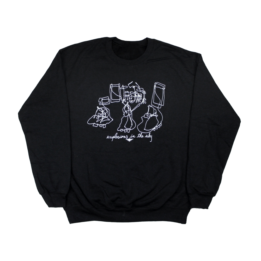 Wire Sculptures Black Sweatshirt