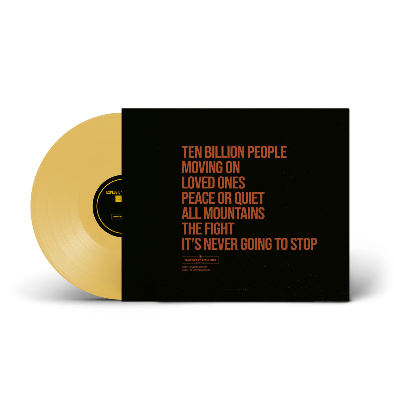 End - Webstore Exclusive Yellow Vinyl