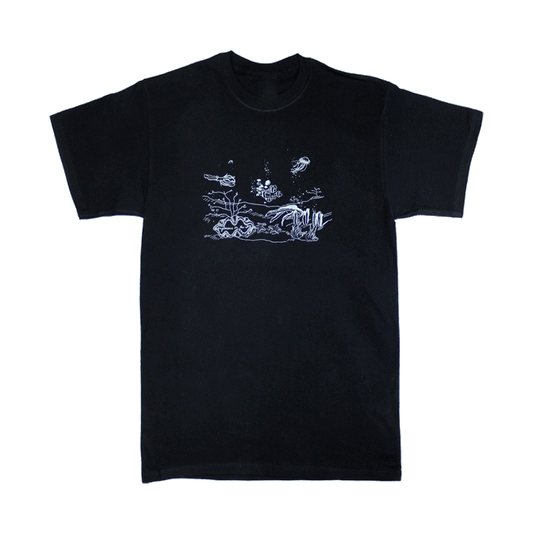 OCEAN BLACK T-SHIRT