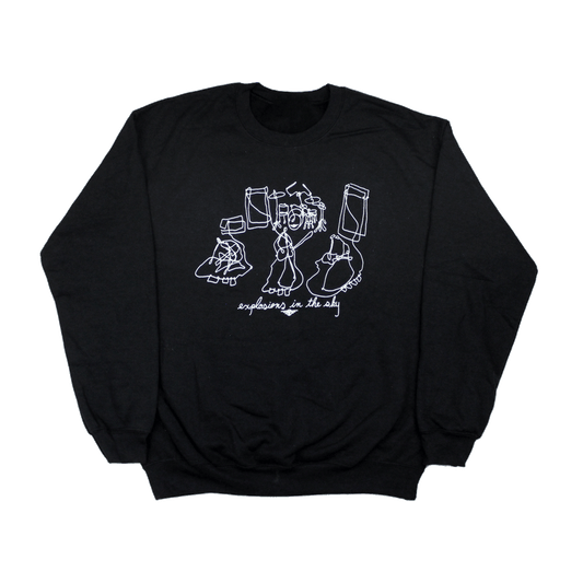 Wire Sculptures Black Sweatshirt
